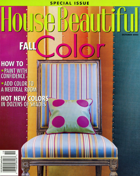 House Beautiful Magazine Feature, October 2003