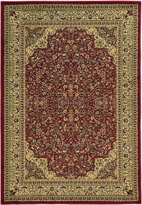 Linon Red Transitional Traditional Rug 2 Product Image