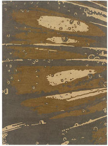 Linon Brown Abstract Rug 3 Product Image
