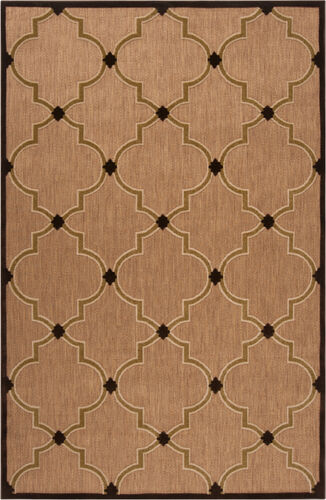 Surya Portera PRT-1048 Dark Brown Synthetic Patterned Rug Product Image