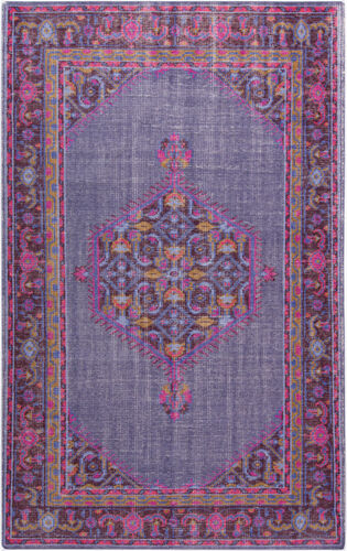 Surya Zahra ZHA-4001 Dark Purple Southwestern Wool Rug Product Image