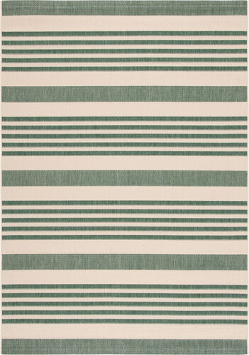 Safavieh Courtyard Collection CY6062 Green Power Loomed Synthetic Rug Product Image