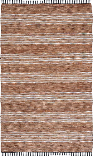 Safavieh Vintage Leather Collection VTL601B Brown Hand Woven Cotton Rug Product Image