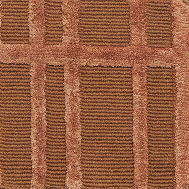I and I Brown Patterned Silk Rug Product Image