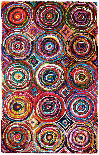 Anji Mountain Multi-Colored Pop Art Patterned Rug Product Image
