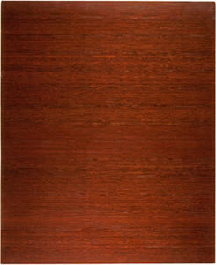 Dark Cherry Wide Slat Bamboo Roll - Up Chair Mat Rug Product Image