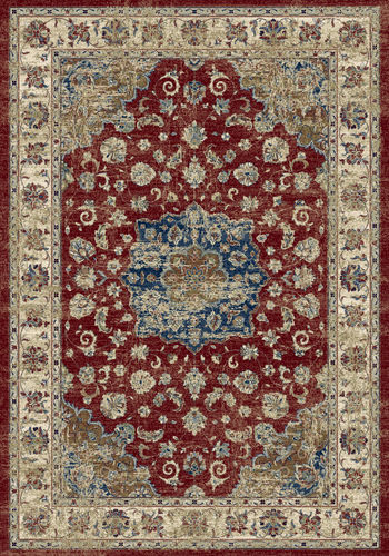 Modern Loom Ancient Garden 57559 Red/Ivory Traditional Rug Product Image