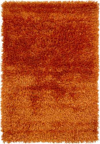 Chandra Tirish TIR-19305 Dk. Orange Shag Rug Product Image