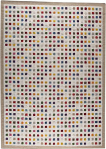 Modern Loom Multi-Colored Patterned Hilo Rug Product Image
