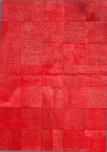 Pieles Pipsa Red Cow Hide Designer Rug 11 Product Image