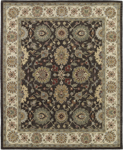 Modern Loom Solomon Hand Tufted Chocolate Traditional Rug Product Image