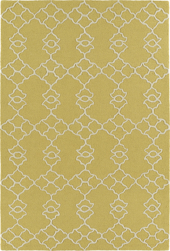 Modern Loom Spaces Hand Tufted Gold Patterned Modern Rug Product Image