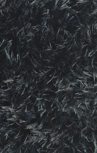 Angelo Black Solid Color Shag Rug Product Image