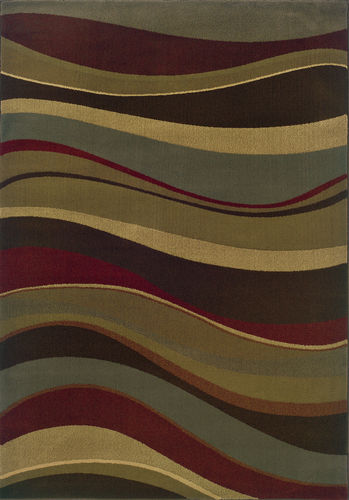 Modern Loom Tybee 7310_2364G Brown Abstract Rug Product Image