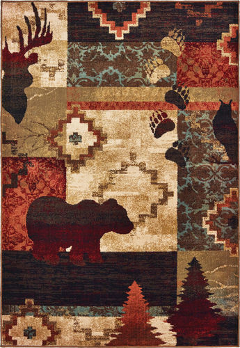 Modern Loom Woodlands 7310_9649A Brown Traditional Rug Product Image