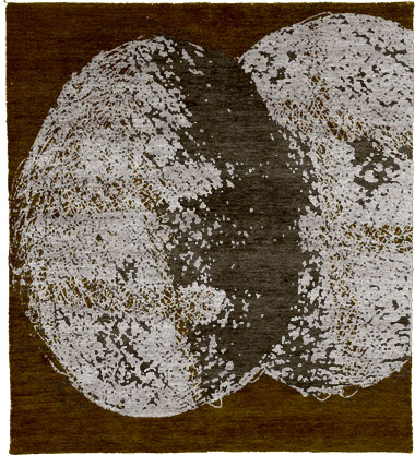 Collide C Wool Hand Knotted Tibetan Rug Product Image