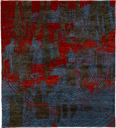 Fragmented I Wool Hand Knotted Tibetan Rug Product Image