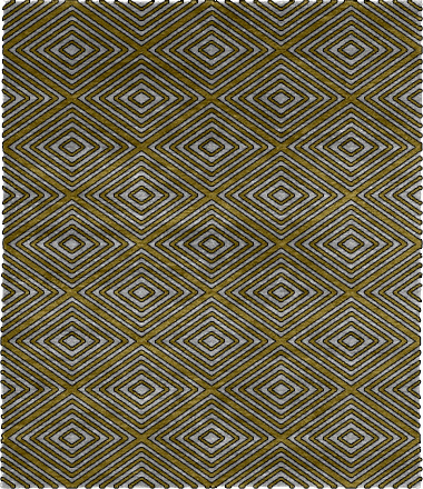Grid Wool Hand Knotted Tibetan Rug Product Image