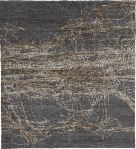 Change D Silk Wool Hand Knotted Tibetan Rug Product Image