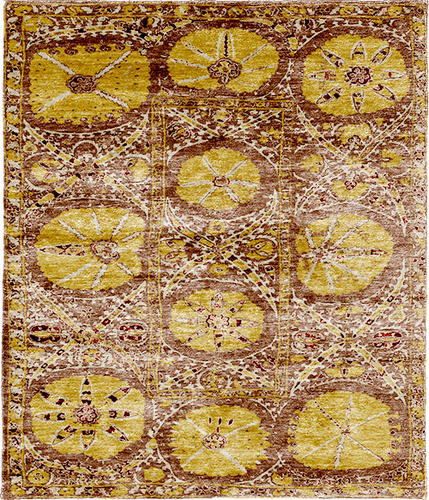 Transdim F Wool Hand Knotted Tibetan Rug Product Image