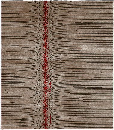 Gardenia D Wool Hand Knotted Tibetan Rug Product Image