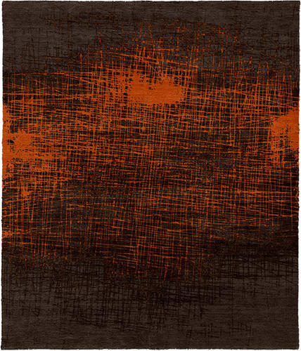 Roasted C Wool Hand Knotted Tibetan Rug Product Image