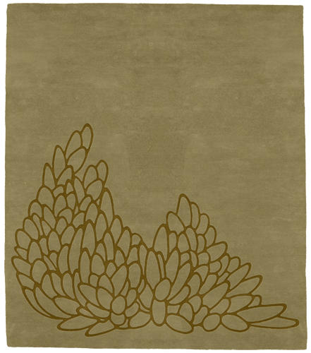 Leaves Camel Rug Product Image
