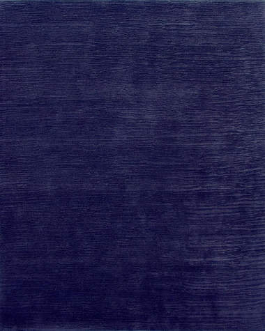 Solid Cobalt Blue Shore Wool Rug Product Image