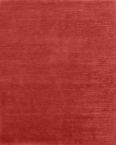 Solid Deep Coral Shore Wool Rug Product Image