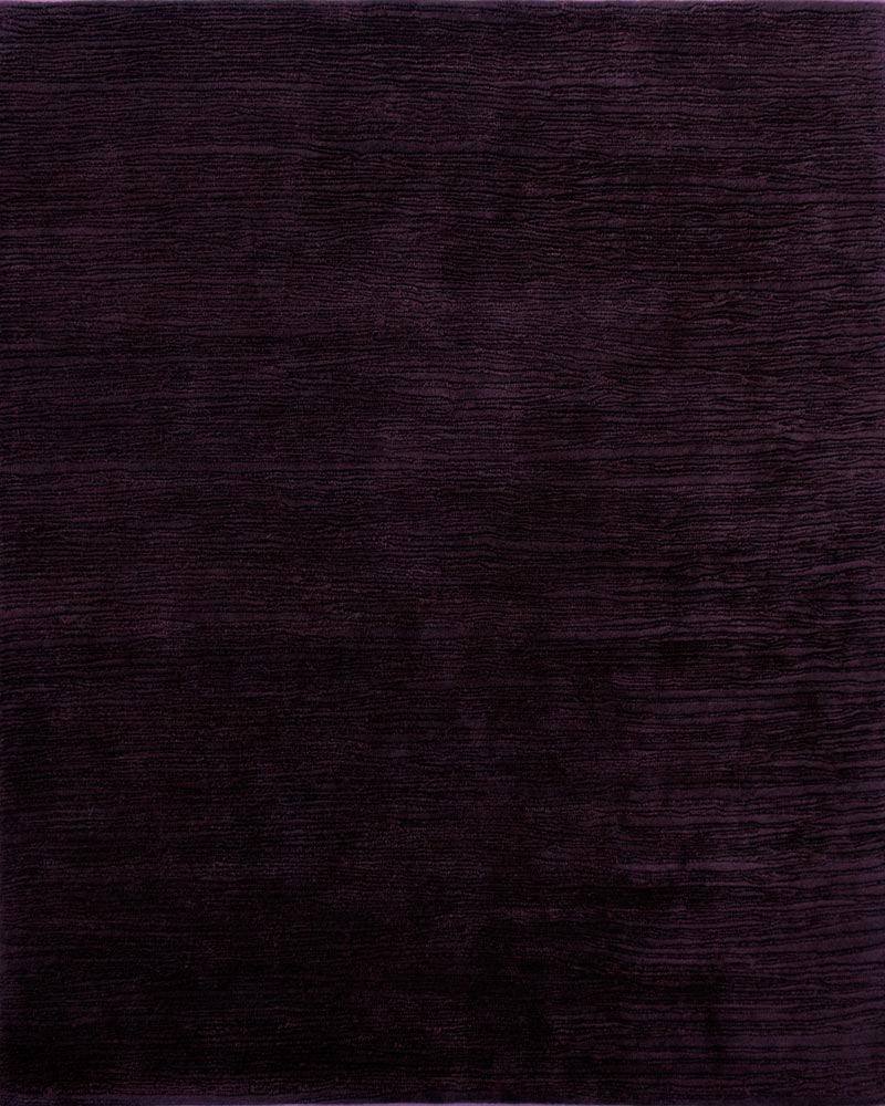 Solid Eggplant Shore Wool Rug Product Image
